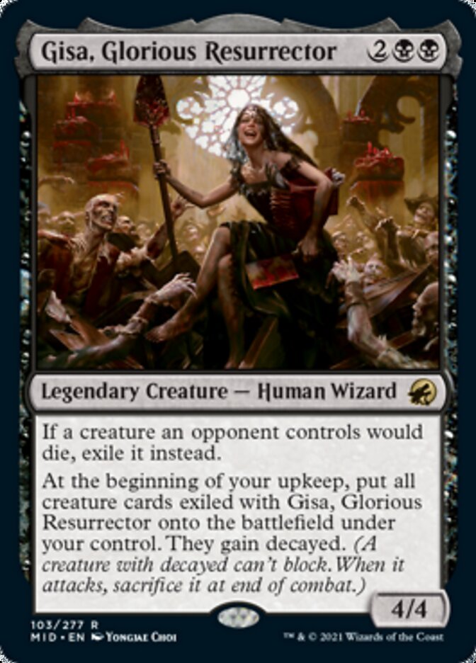Gisa, Glorious Resurrector [Innistrad: Midnight Hunt] | Rook's Games and More