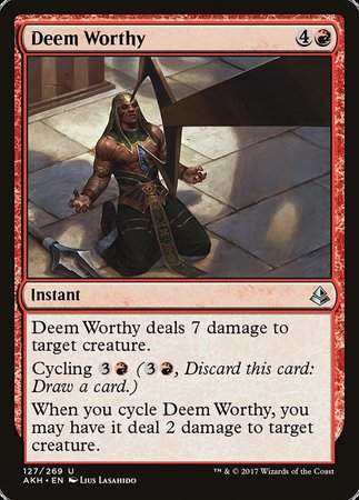 Deem Worthy [Amonkhet] | Rook's Games and More