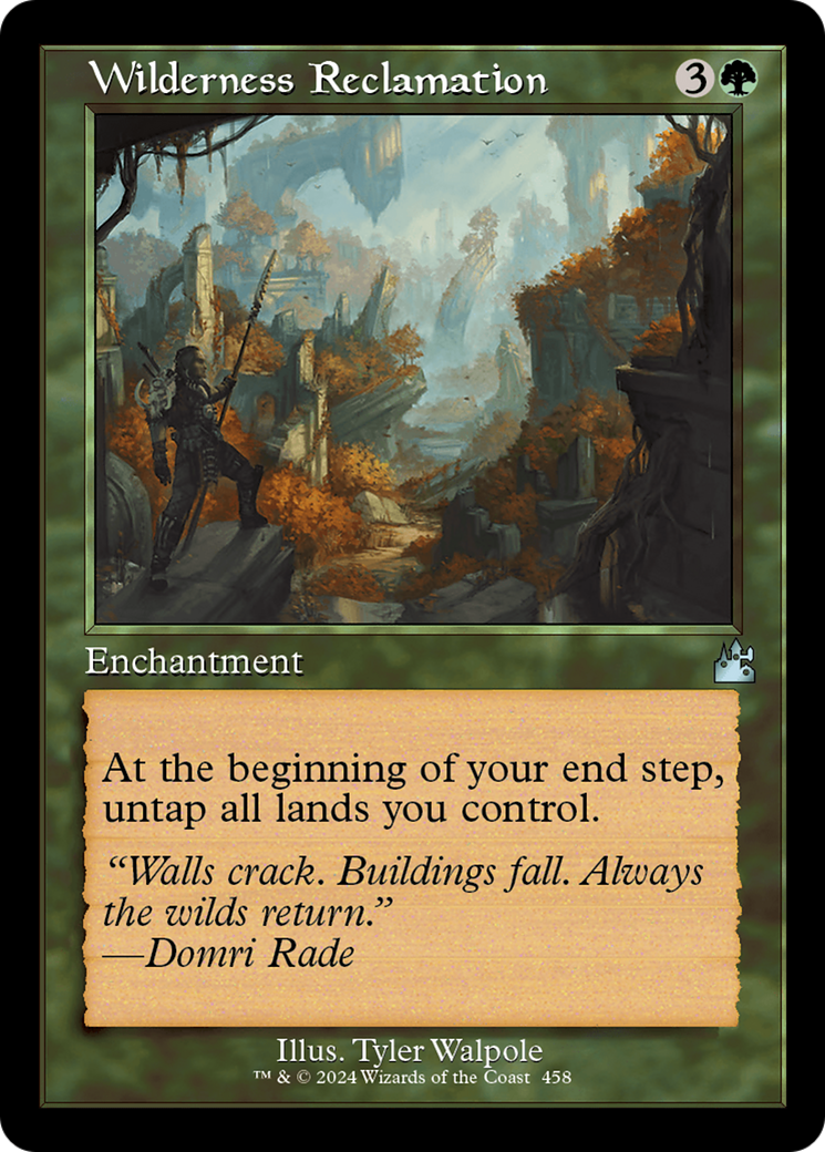 Wilderness Reclamation [Ravnica Remastered] | Rook's Games and More