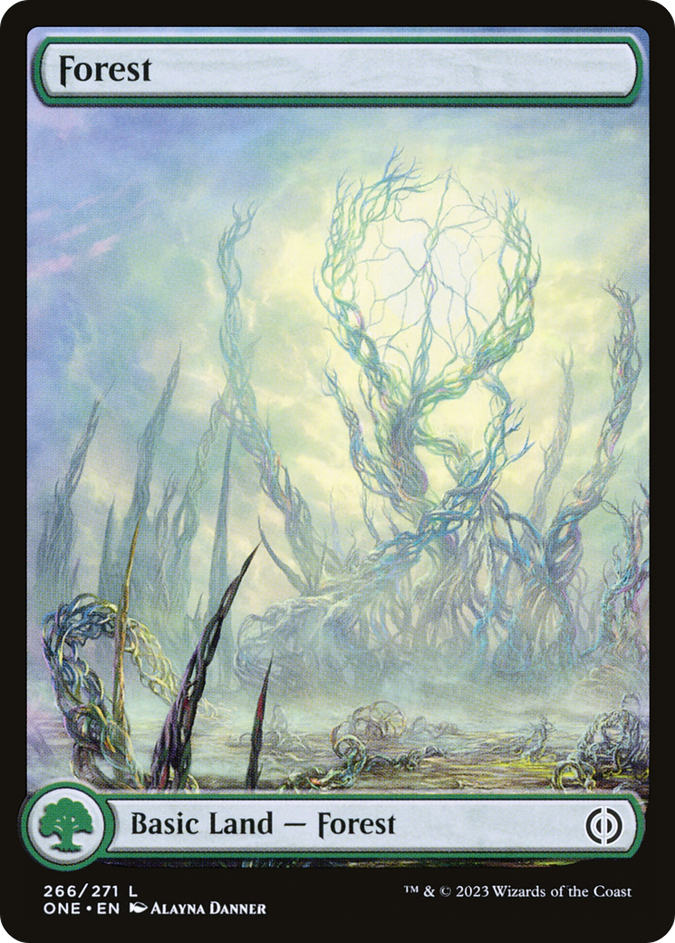 Forest (266) (Full-Art) [Phyrexia: All Will Be One] | Rook's Games and More