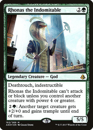 Rhonas the Indomitable [Amonkhet Promos] | Rook's Games and More