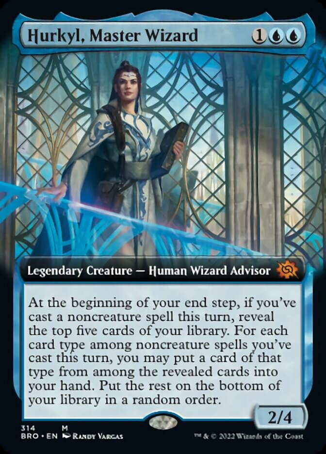 Hurkyl, Master Wizard (Extended Art) [The Brothers' War] | Rook's Games and More