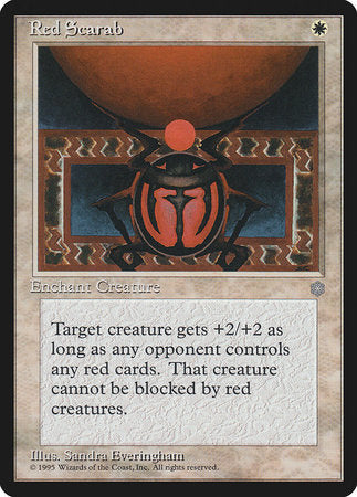 Red Scarab [Ice Age] | Rook's Games and More