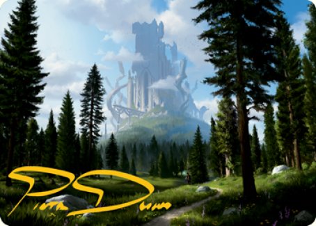 Forest (278) Art Card (Gold-Stamped Signature) [Dungeons & Dragons: Adventures in the Forgotten Realms Art Series] | Rook's Games and More