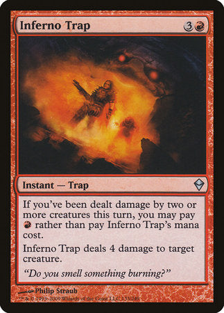 Inferno Trap [Zendikar] | Rook's Games and More