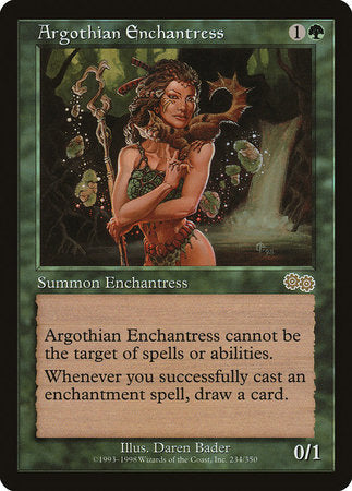 Argothian Enchantress [Urza's Saga] | Rook's Games and More