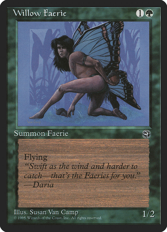 Willow Faerie (Daria Flavor Text) [Homelands] | Rook's Games and More