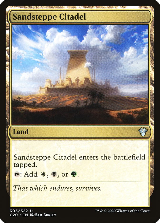 Sandsteppe Citadel [Commander 2020] | Rook's Games and More