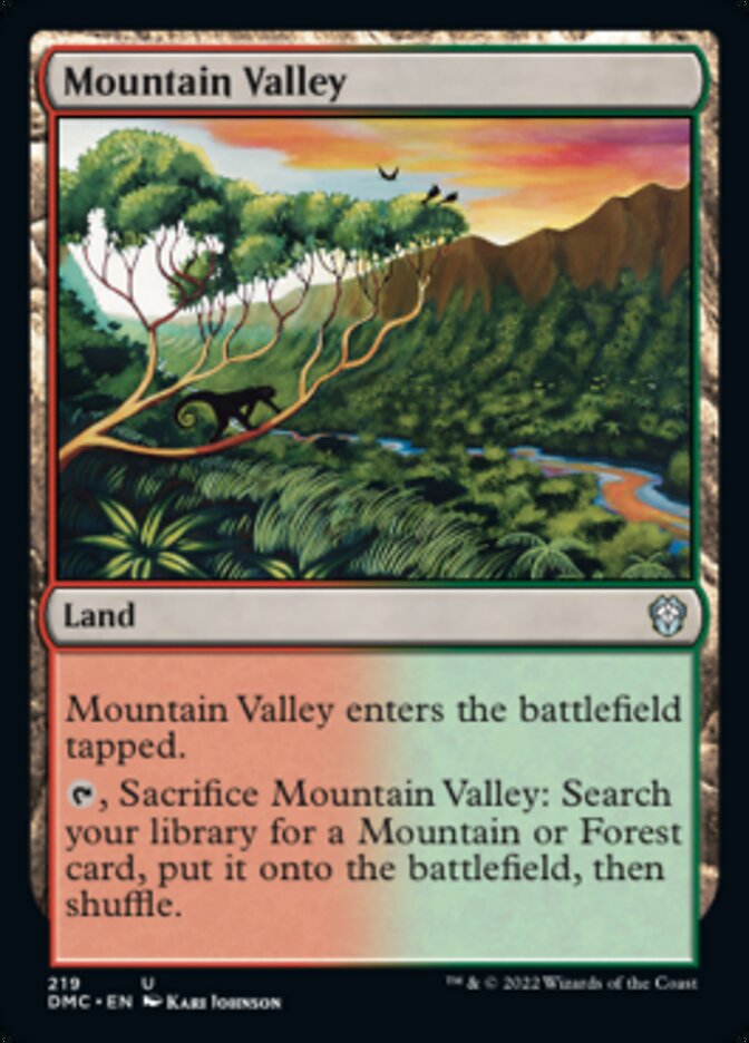 Mountain Valley [Dominaria United Commander] | Rook's Games and More