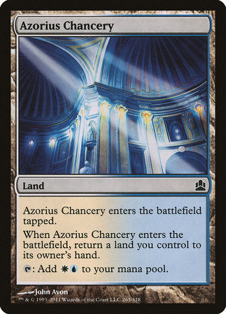 Azorius Chancery [Commander 2011] | Rook's Games and More