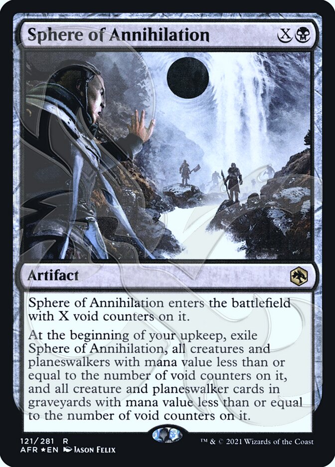 Sphere of Annihilation (Ampersand Promo) [Dungeons & Dragons: Adventures in the Forgotten Realms Promos] | Rook's Games and More