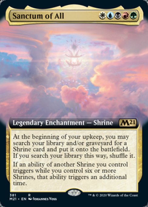 Sanctum of All (Extended Art) [Core Set 2021] | Rook's Games and More