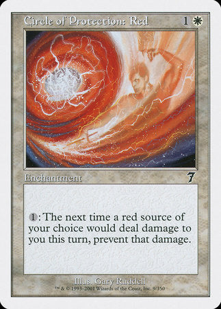 Circle of Protection: Red [Seventh Edition] | Rook's Games and More
