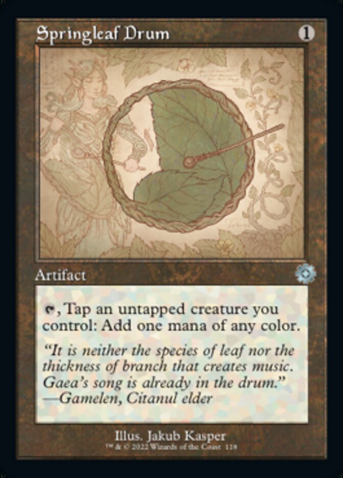 Springleaf Drum (Retro Schematic) [The Brothers' War Retro Artifacts] | Rook's Games and More