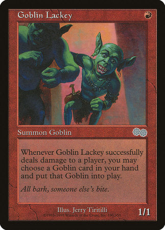 Goblin Lackey [Urza's Saga] | Rook's Games and More