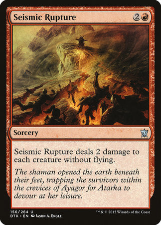Seismic Rupture [Dragons of Tarkir] | Rook's Games and More