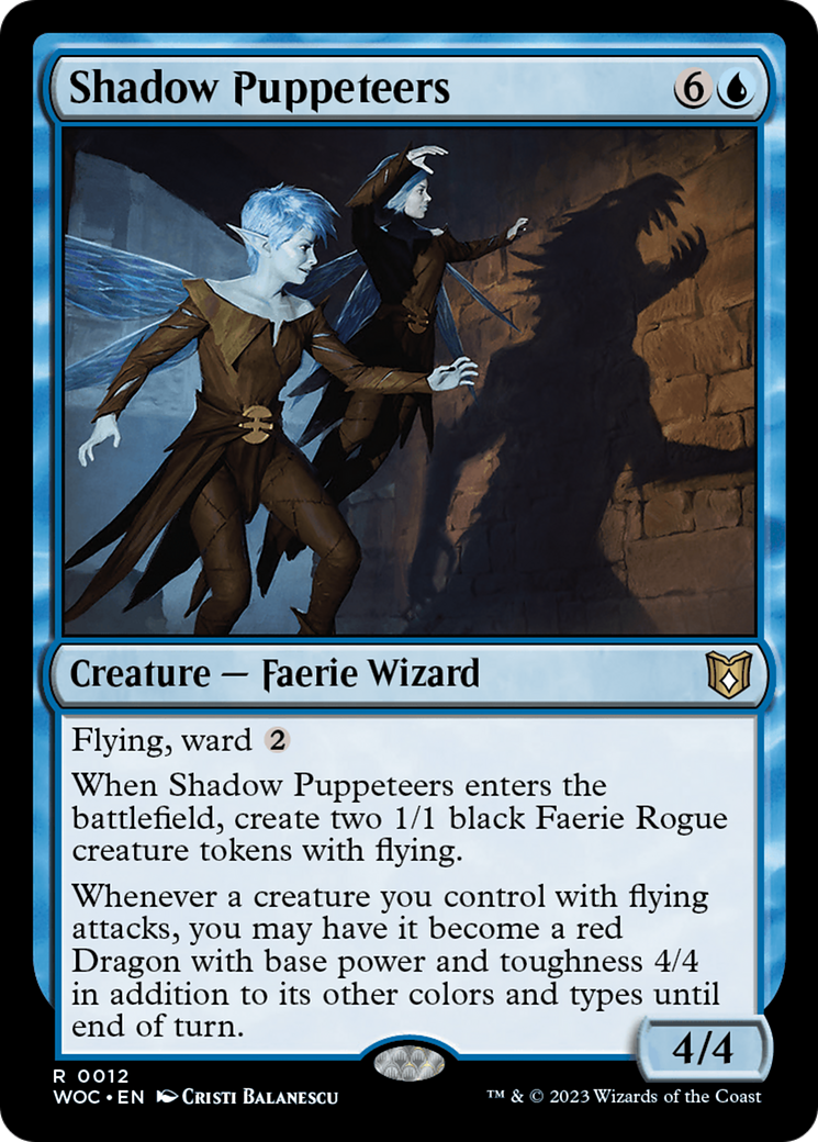 Shadow Puppeteers [Wilds of Eldraine Commander] | Rook's Games and More