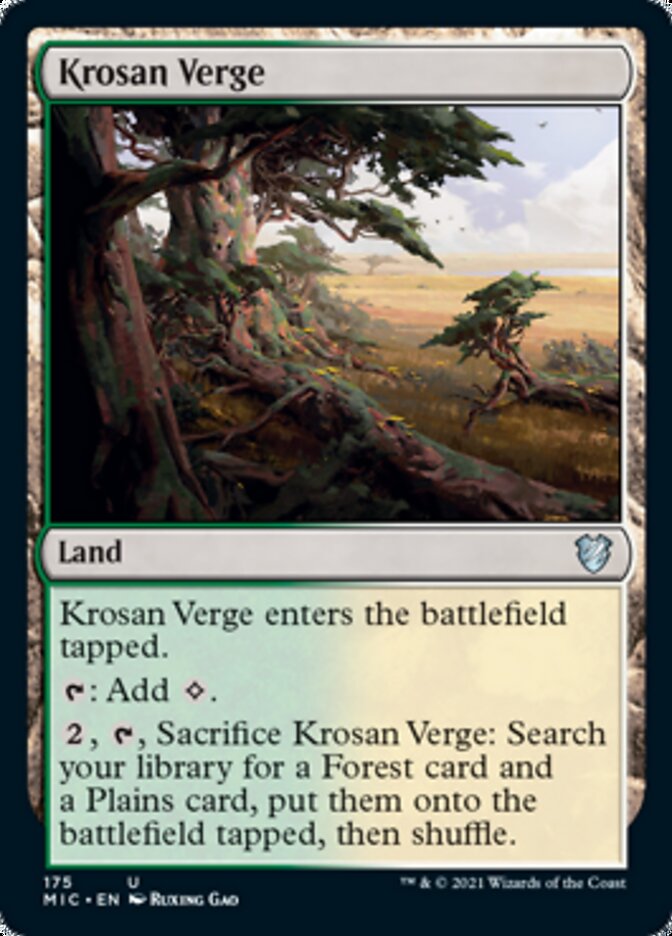 Krosan Verge [Innistrad: Midnight Hunt Commander] | Rook's Games and More