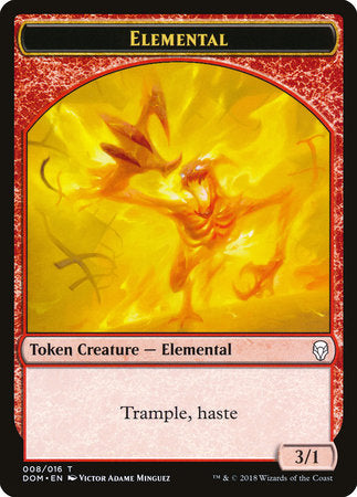 Elemental Token [Dominaria Tokens] | Rook's Games and More