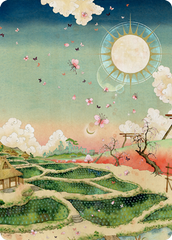 Plains 1 Art Card [Kamigawa: Neon Dynasty Art Series]