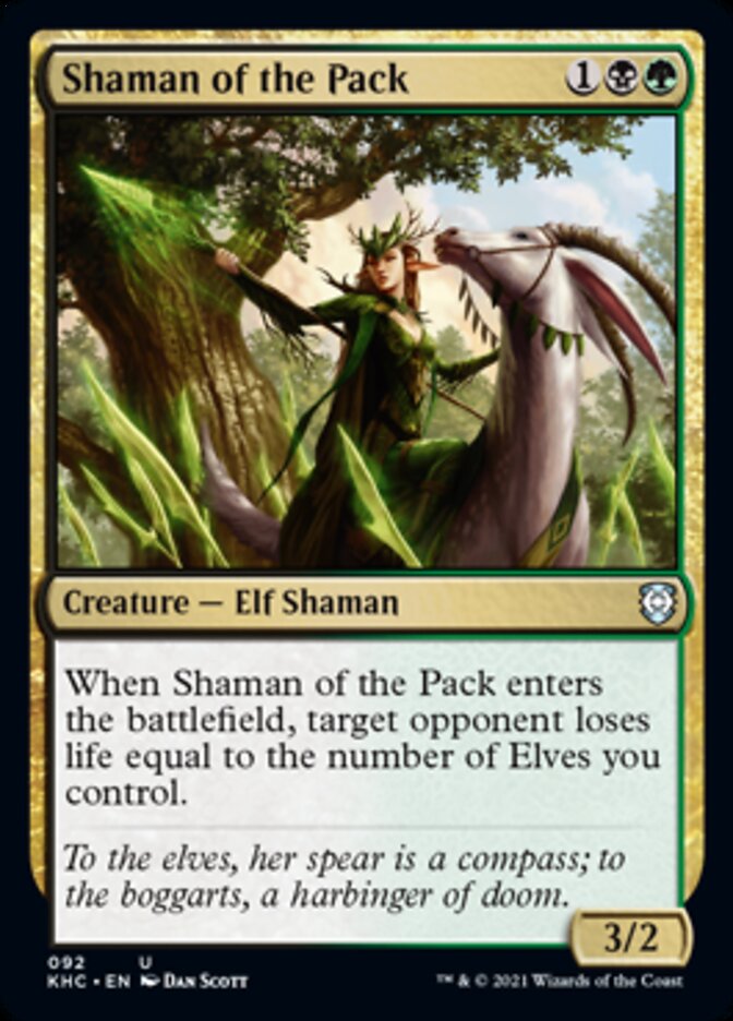 Shaman of the Pack [Kaldheim Commander] | Rook's Games and More