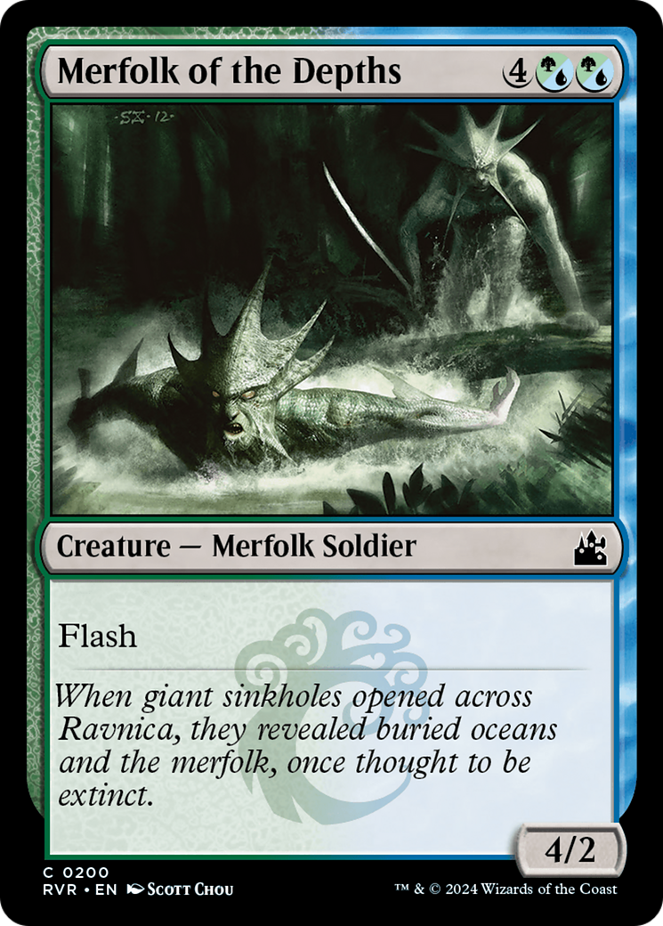 Merfolk of the Depths [Ravnica Remastered] | Rook's Games and More