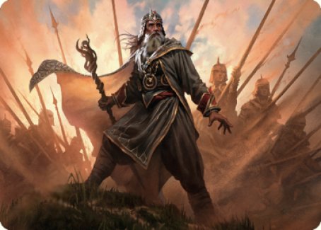 Hazezon, Shaper of Sand Art Card [Dominaria United Art Series] | Rook's Games and More