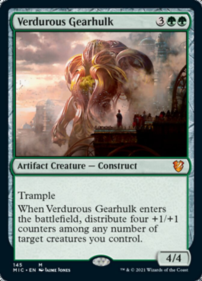 Verdurous Gearhulk [Innistrad: Midnight Hunt Commander] | Rook's Games and More