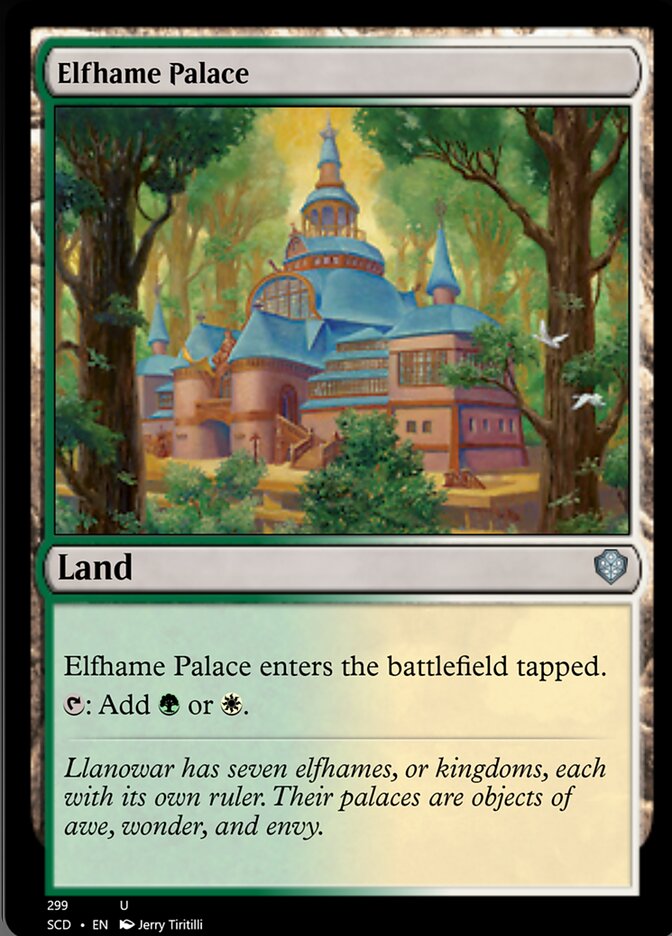 Elfhame Palace [Starter Commander Decks] | Rook's Games and More