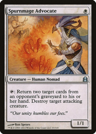 Spurnmage Advocate [Commander 2011] | Rook's Games and More