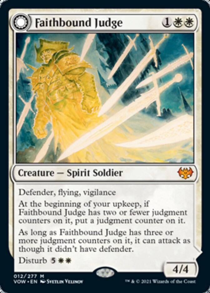 Faithbound Judge // Sinner's Judgment [Innistrad: Crimson Vow] | Rook's Games and More