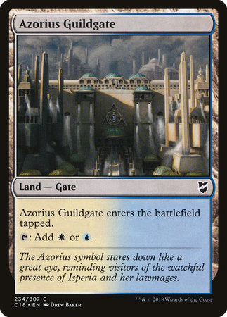 Azorius Guildgate [Commander 2018] | Rook's Games and More