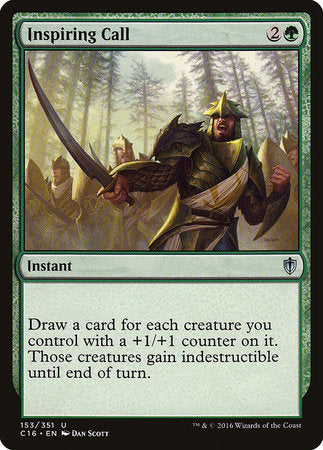 Inspiring Call [Commander 2016] | Rook's Games and More