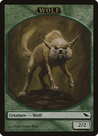 Wolf Token [Shadowmoor Tokens] | Rook's Games and More