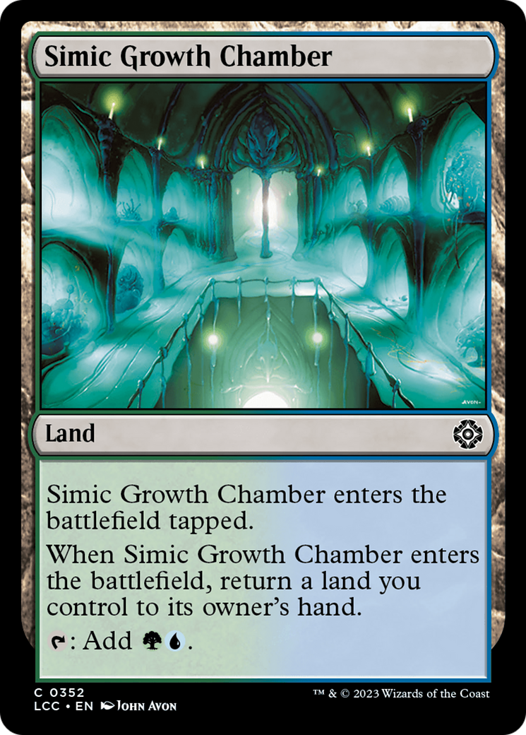 Simic Growth Chamber [The Lost Caverns of Ixalan Commander] | Rook's Games and More