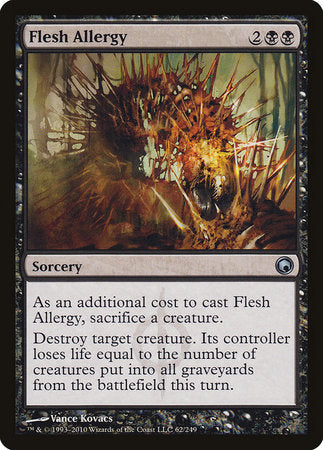 Flesh Allergy [Scars of Mirrodin] | Rook's Games and More