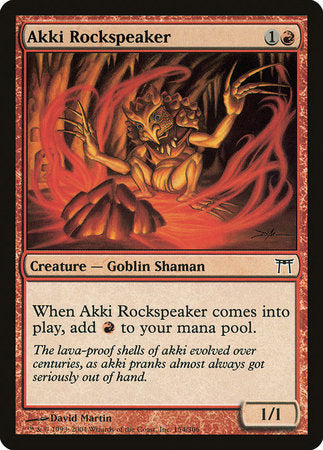 Akki Rockspeaker [Champions of Kamigawa] | Rook's Games and More