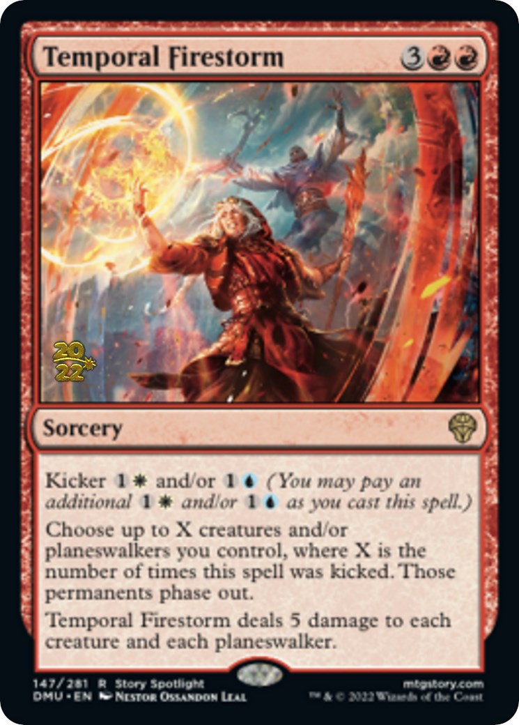 Temporal Firestorm [Dominaria United Prerelease Promos] | Rook's Games and More