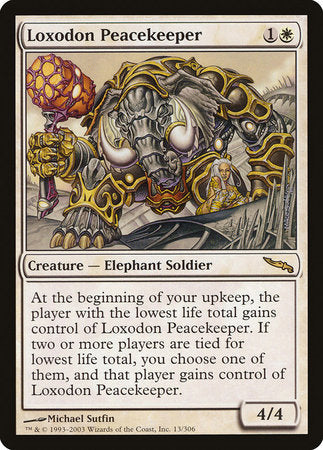 Loxodon Peacekeeper [Mirrodin] | Rook's Games and More