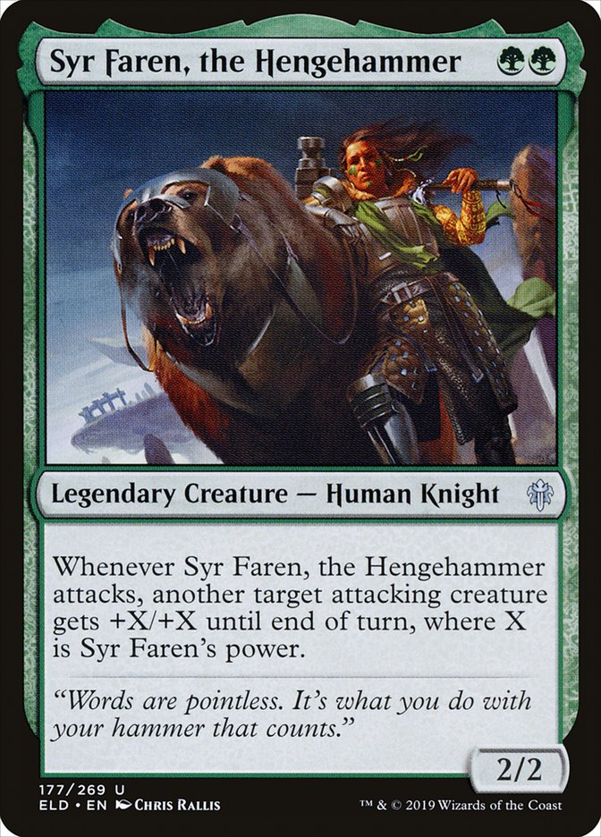 Syr Faren, the Hengehammer [Throne of Eldraine] | Rook's Games and More