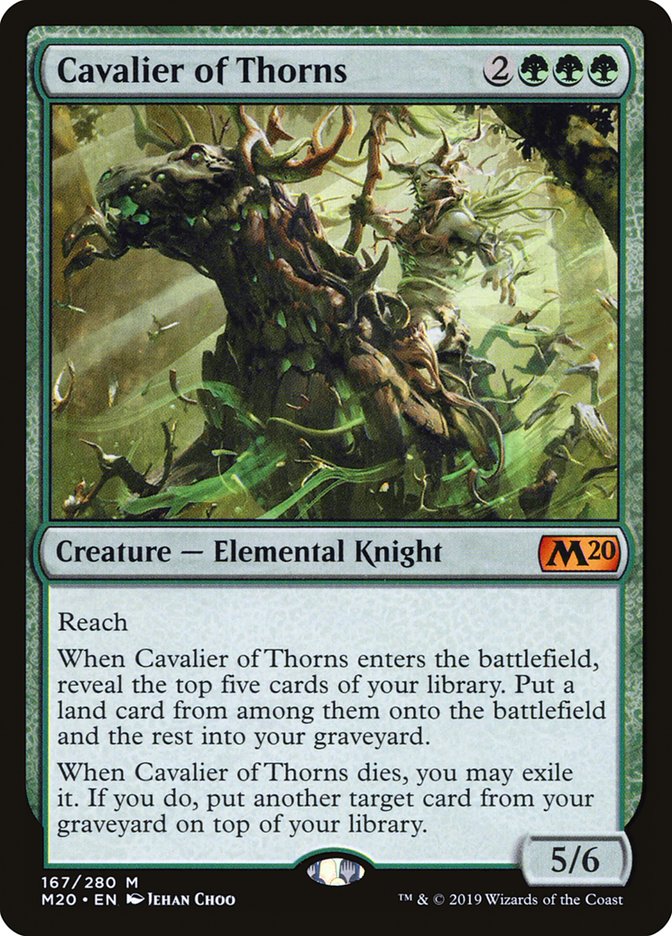 Cavalier of Thorns [Core Set 2020] | Rook's Games and More