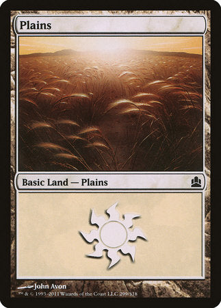 Plains (299) [Commander 2011] | Rook's Games and More