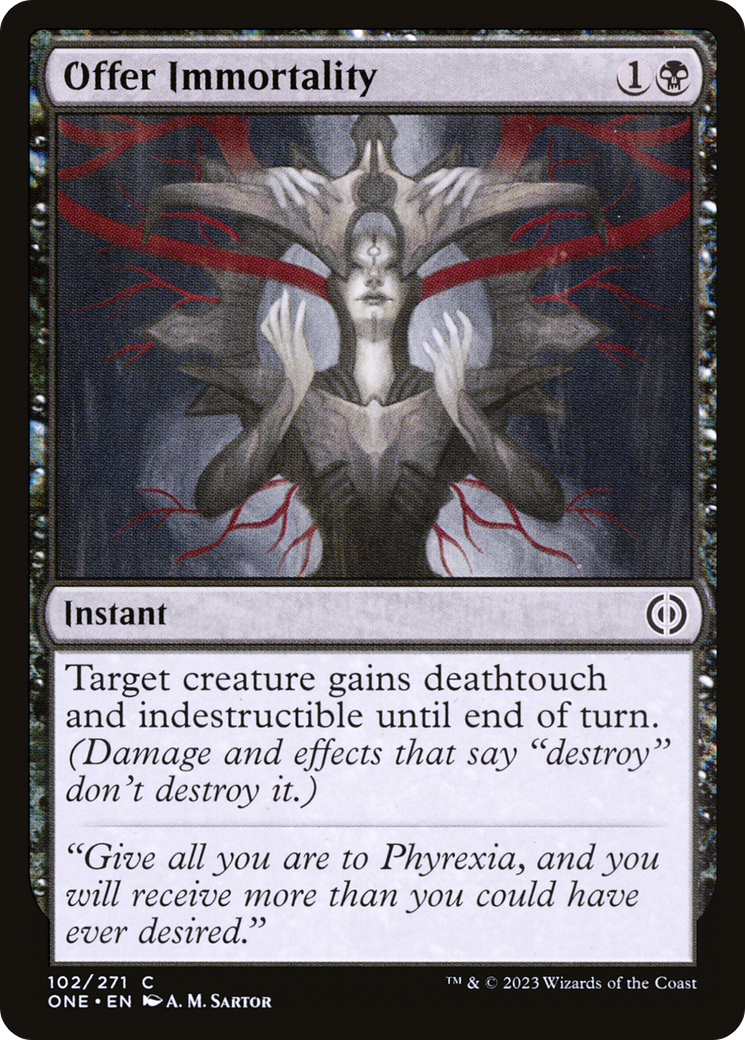 Offer Immortality [Phyrexia: All Will Be One] | Rook's Games and More