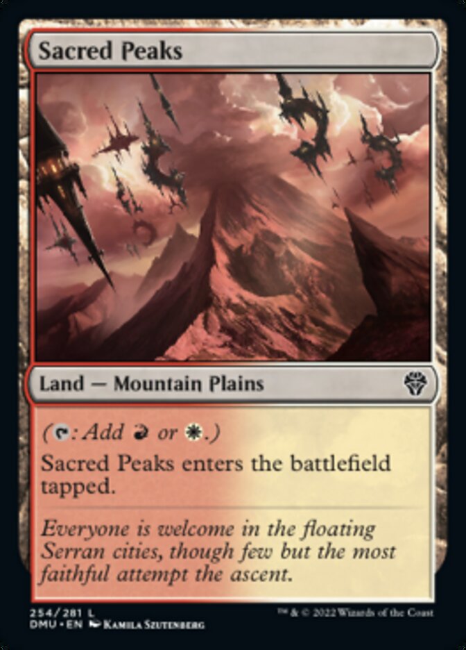 Sacred Peaks [Dominaria United] | Rook's Games and More