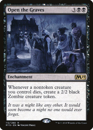 Open the Graves [Core Set 2019] | Rook's Games and More