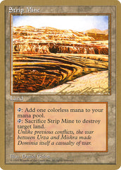 Strip Mine (Leon Lindback) [Pro Tour Collector Set]