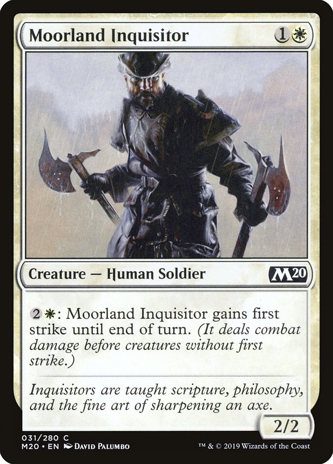 Moorland Inquisitor [Core Set 2020] | Rook's Games and More