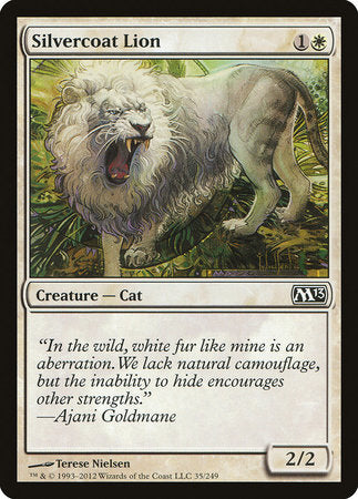 Silvercoat Lion [Magic 2013] | Rook's Games and More