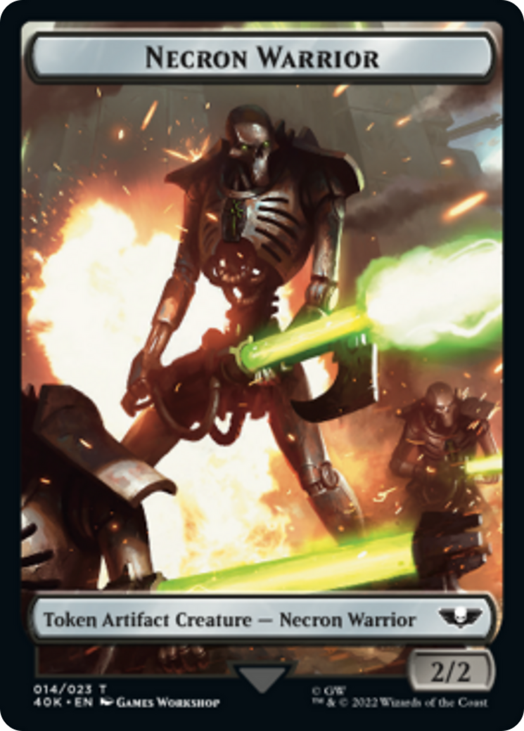 Necron Warrior // Insect [Universes Beyond: Warhammer 40,000 Tokens] | Rook's Games and More