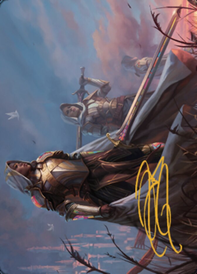 Danitha, Benalia's Hope Art Card (Gold-Stamped Signature) [Dominaria United Art Series] | Rook's Games and More